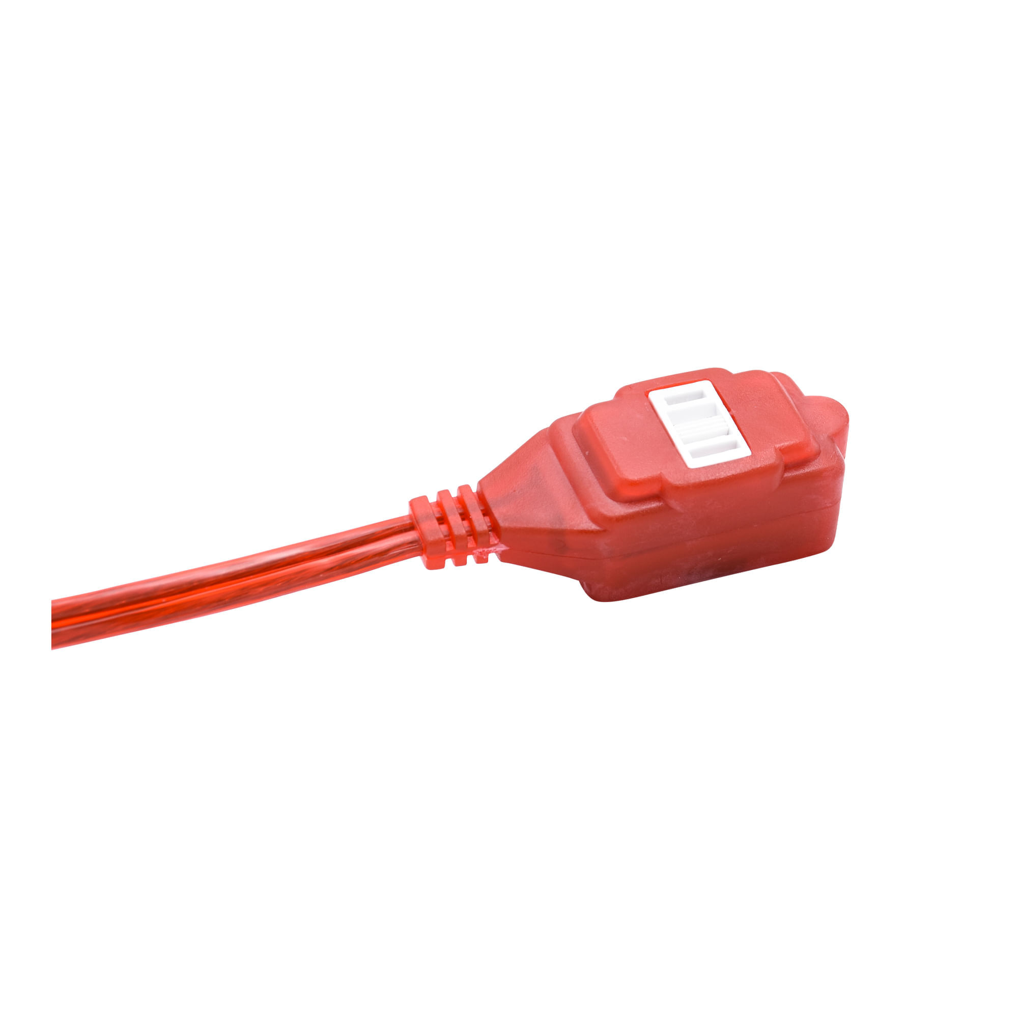Extensión Roja Polarizada Calibre 14, 3 Salidas 2,7 Metros img #2