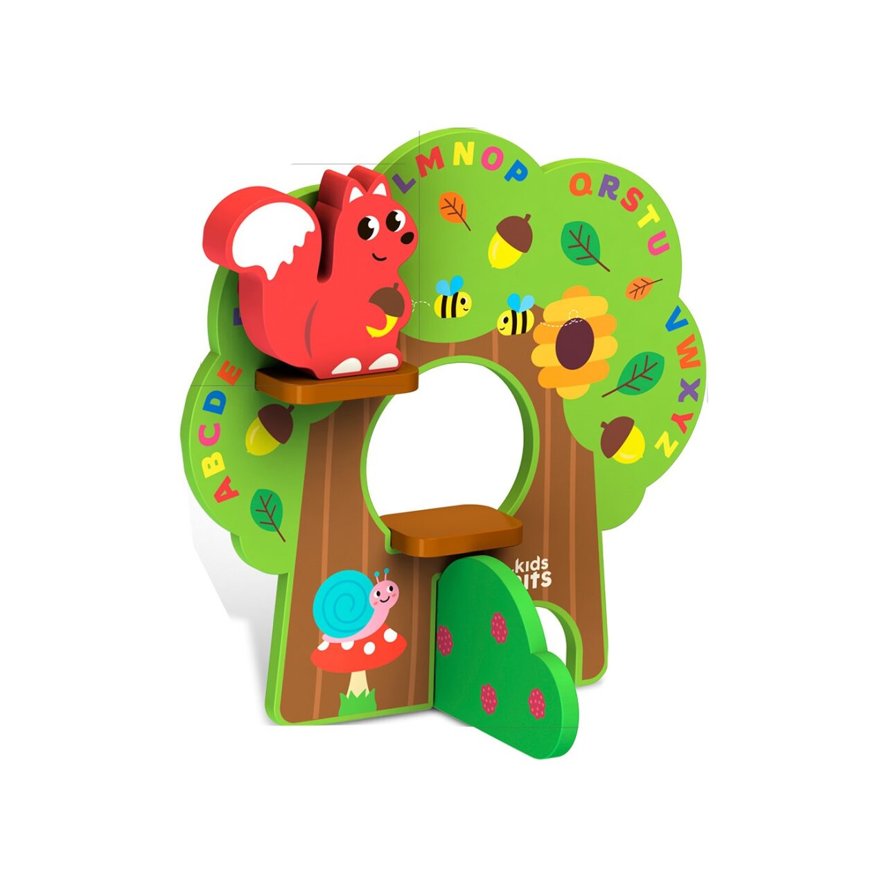 Set 13 Cubos  Bloques en Madera Bosque Kids Hits img #3
