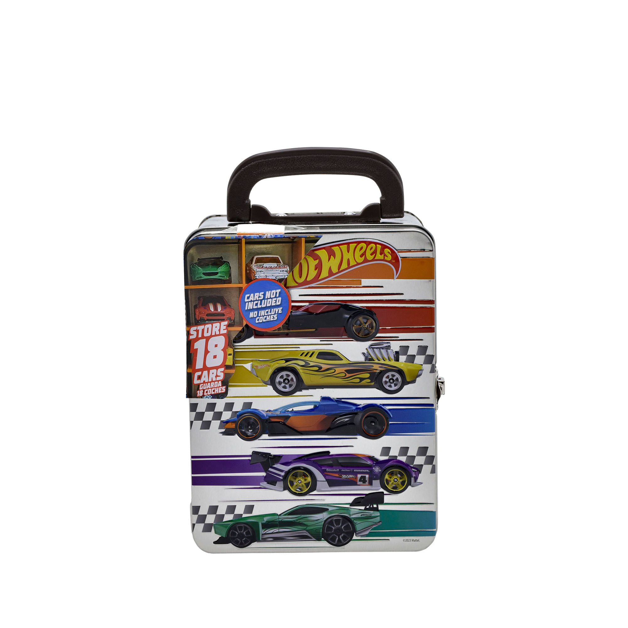 Organizador Metálico para 18 Carros Hot Wheels Gris img #1
