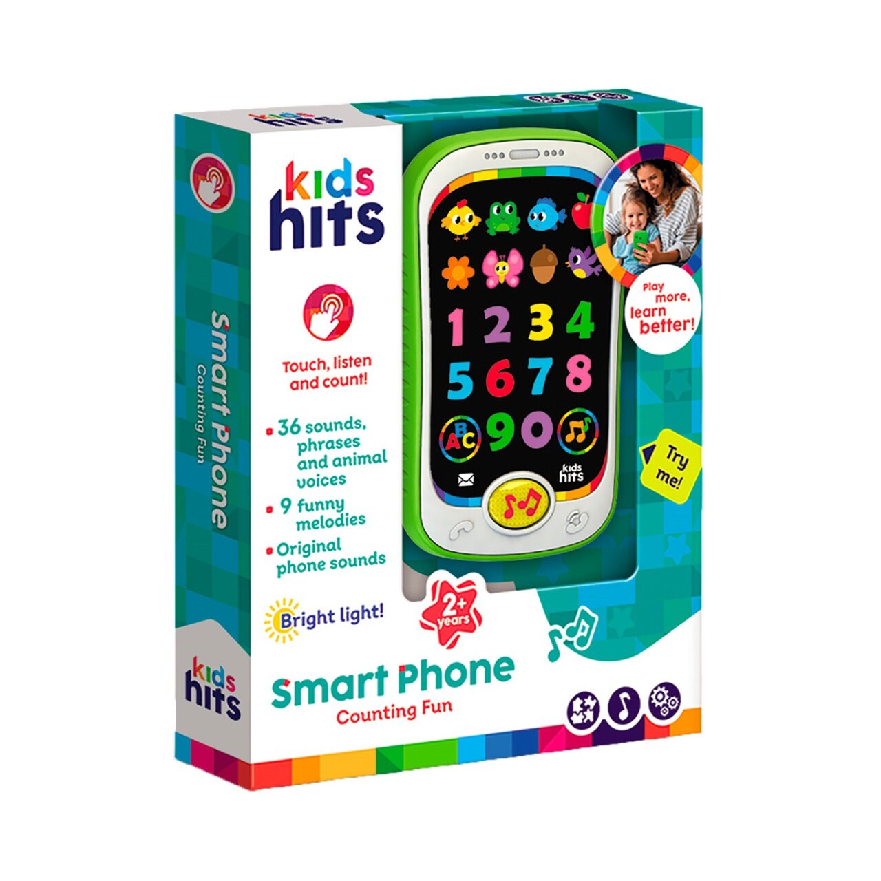 Teléfono Conteo Divertido con Luces y Sonidos Educativos Kids Hits img #1