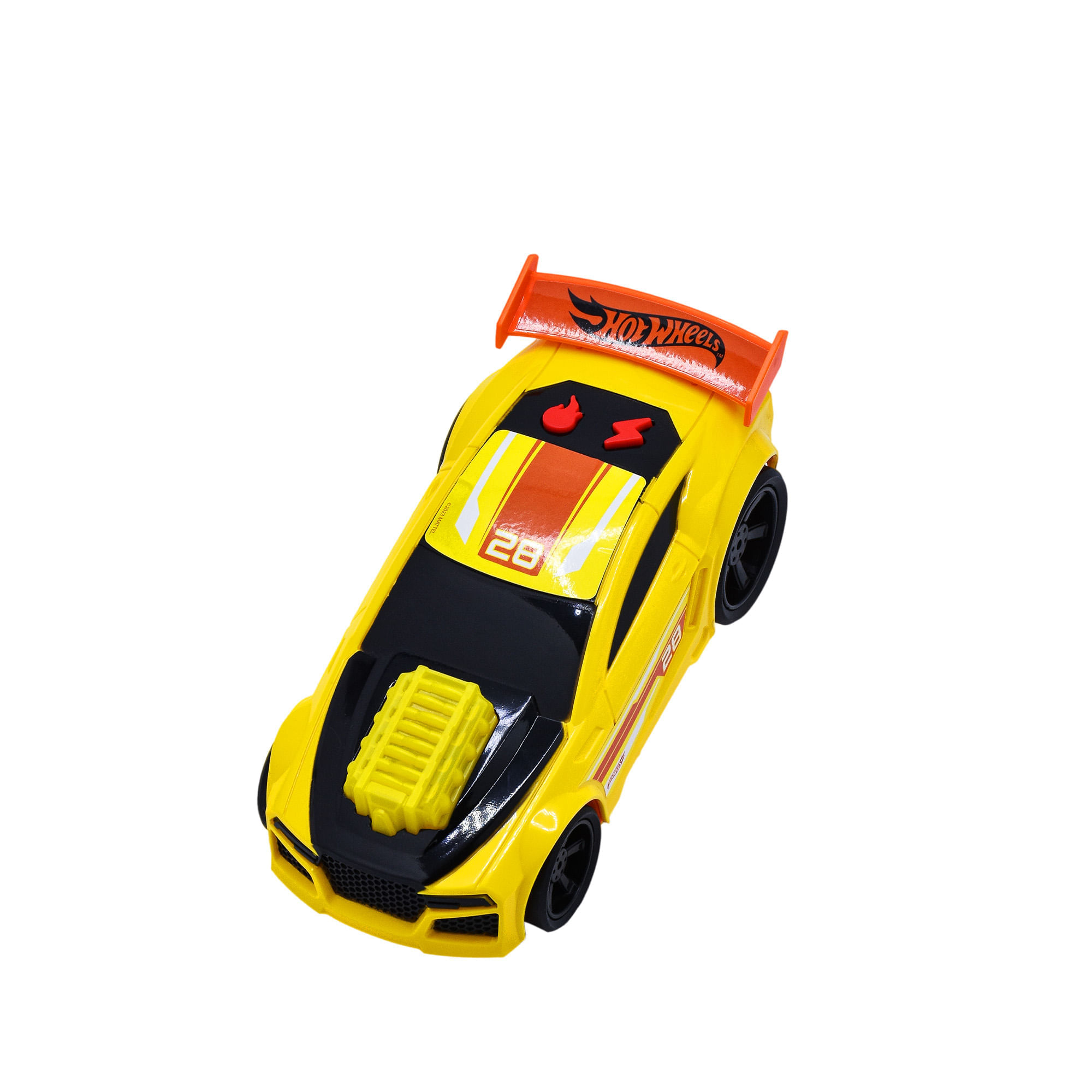 Vehículo Hot Wheels Free Wheels Amarillo con Luces y Música img #5