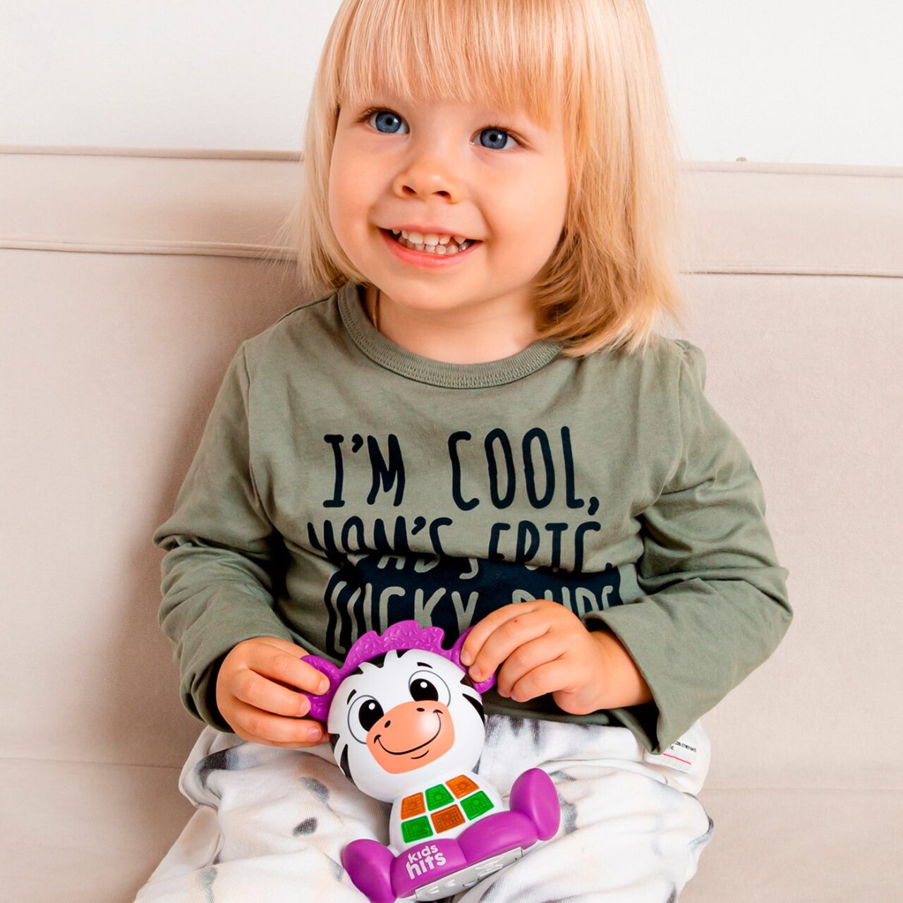 Cebra Musical Sentada con Luces y Sonidos Kids Hits img #3