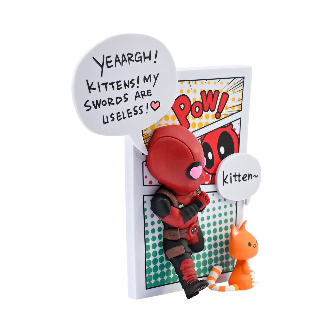 Figura Coleccionable Deadpool Amante de Gatos Marvel 10 cm img #3