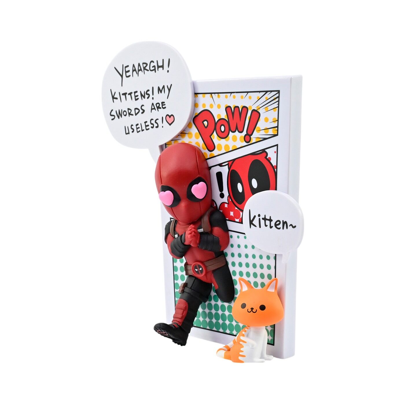 Figura Coleccionable Deadpool Amante de Gatos Marvel 10 cm img #6