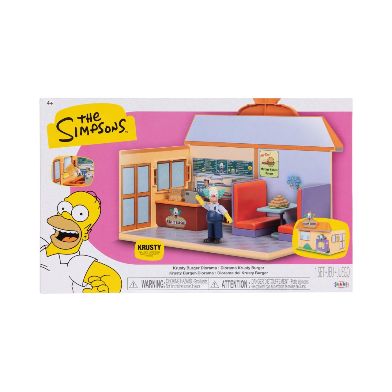 Playset Restaurante Krusty Burger Los Simpsons Coleccionable a Escala img #2
