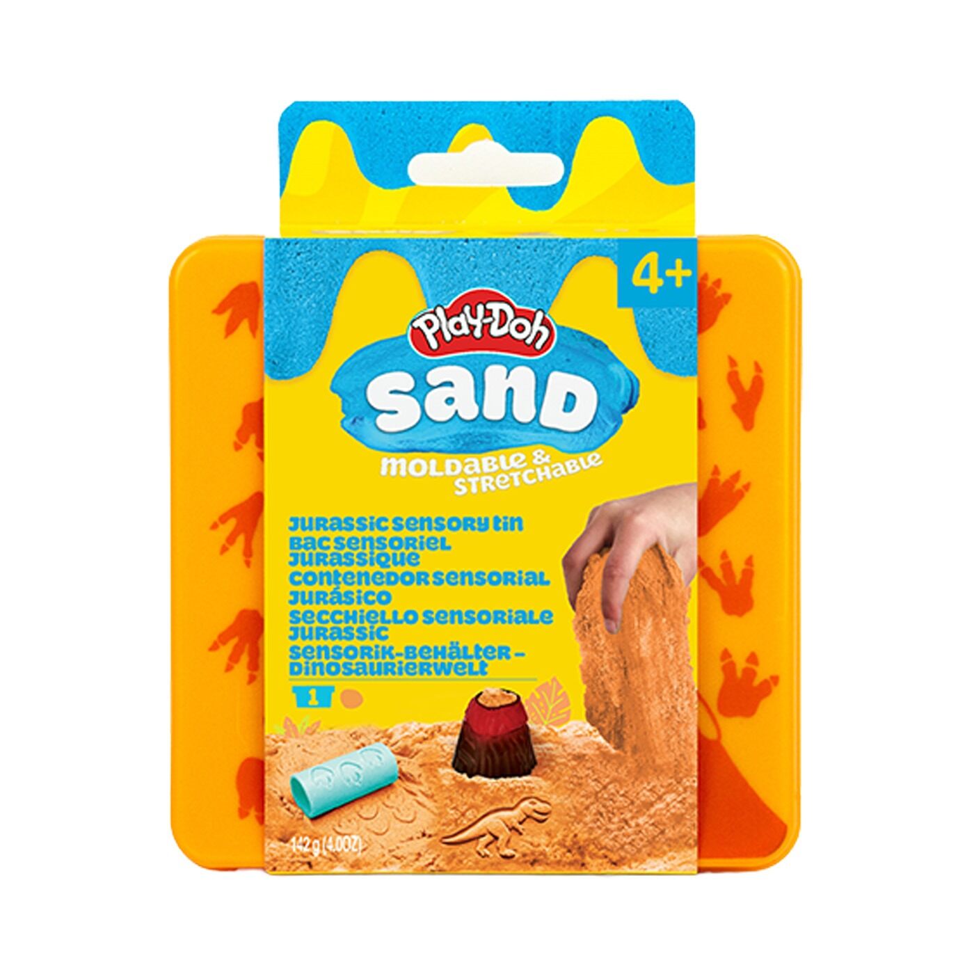Masa Sensorial Tipo Arena Play-Doh Naranja img #1