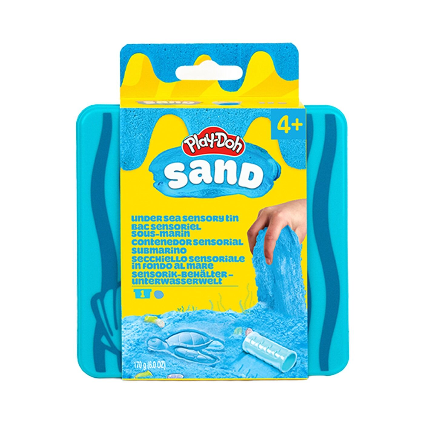 Masa Sensorial Tipo Arena Play-Doh Azul Under the Sea img #1