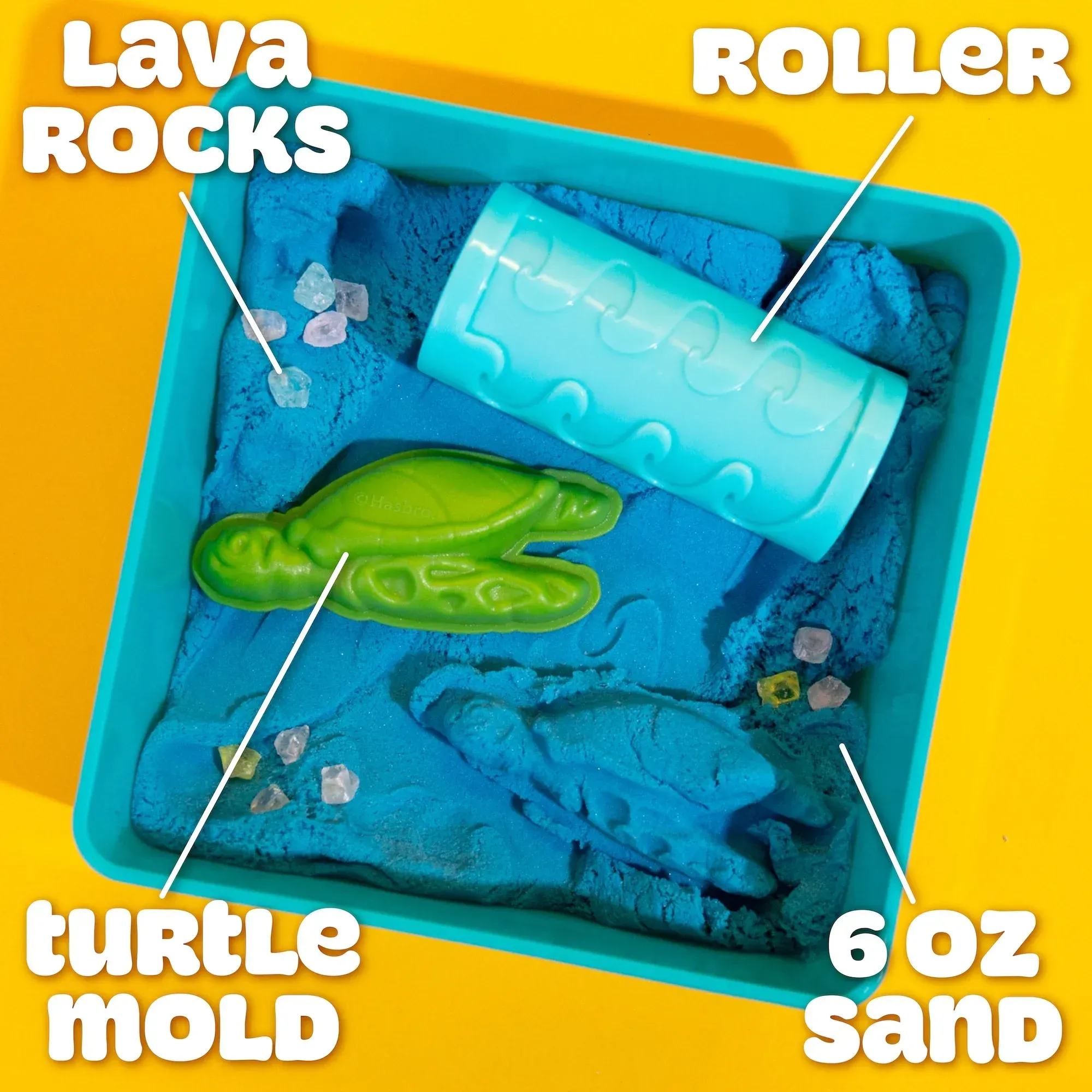Masa Sensorial Tipo Arena Play-Doh Azul Under the Sea img #3