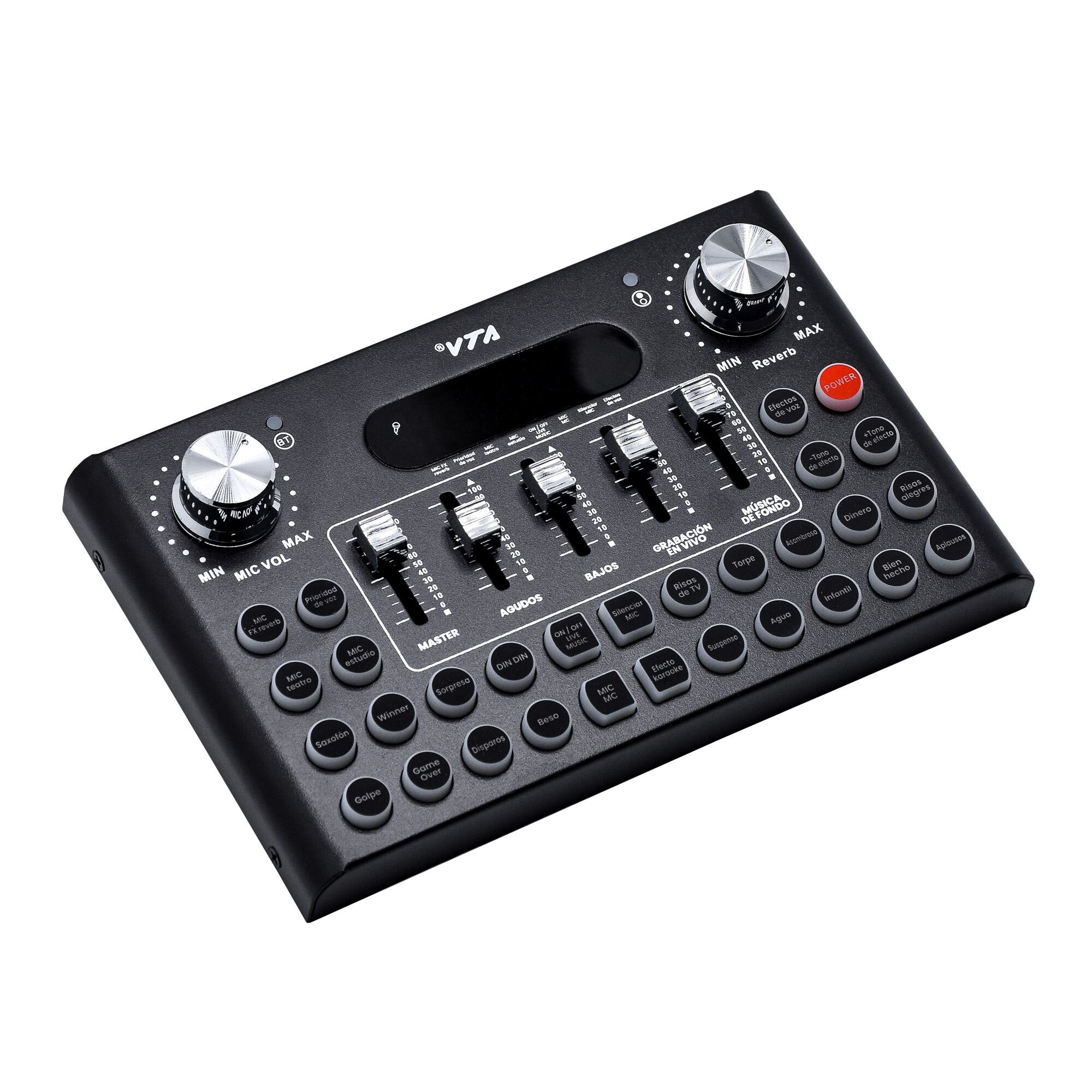 Mezclador Recargable Multimedia VTA 7 Canales &amp; Bluetooth img #1