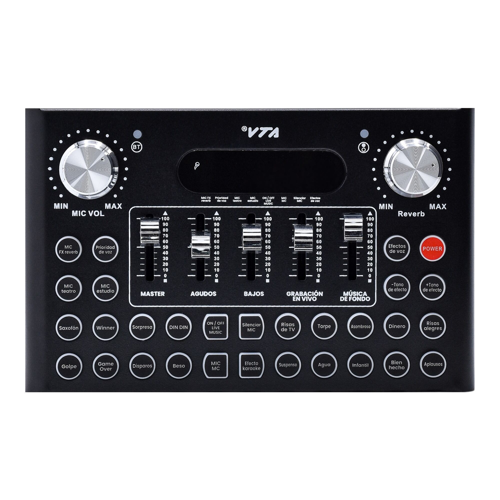 Mezclador Recargable Multimedia VTA 7 Canales &amp; Bluetooth img #3