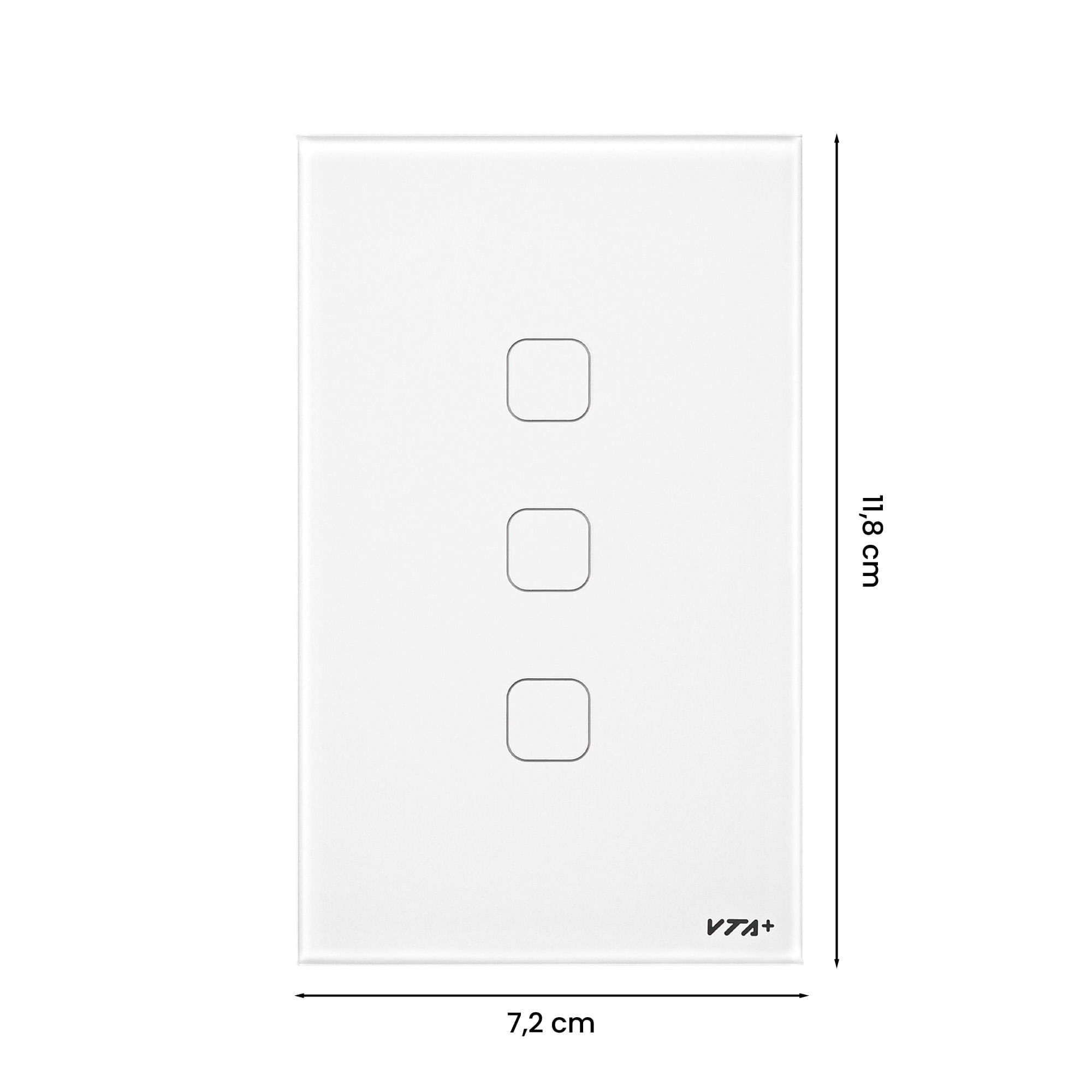 Interruptor Triple Inteligente Connect IoT VTA+  Smart Home img #5