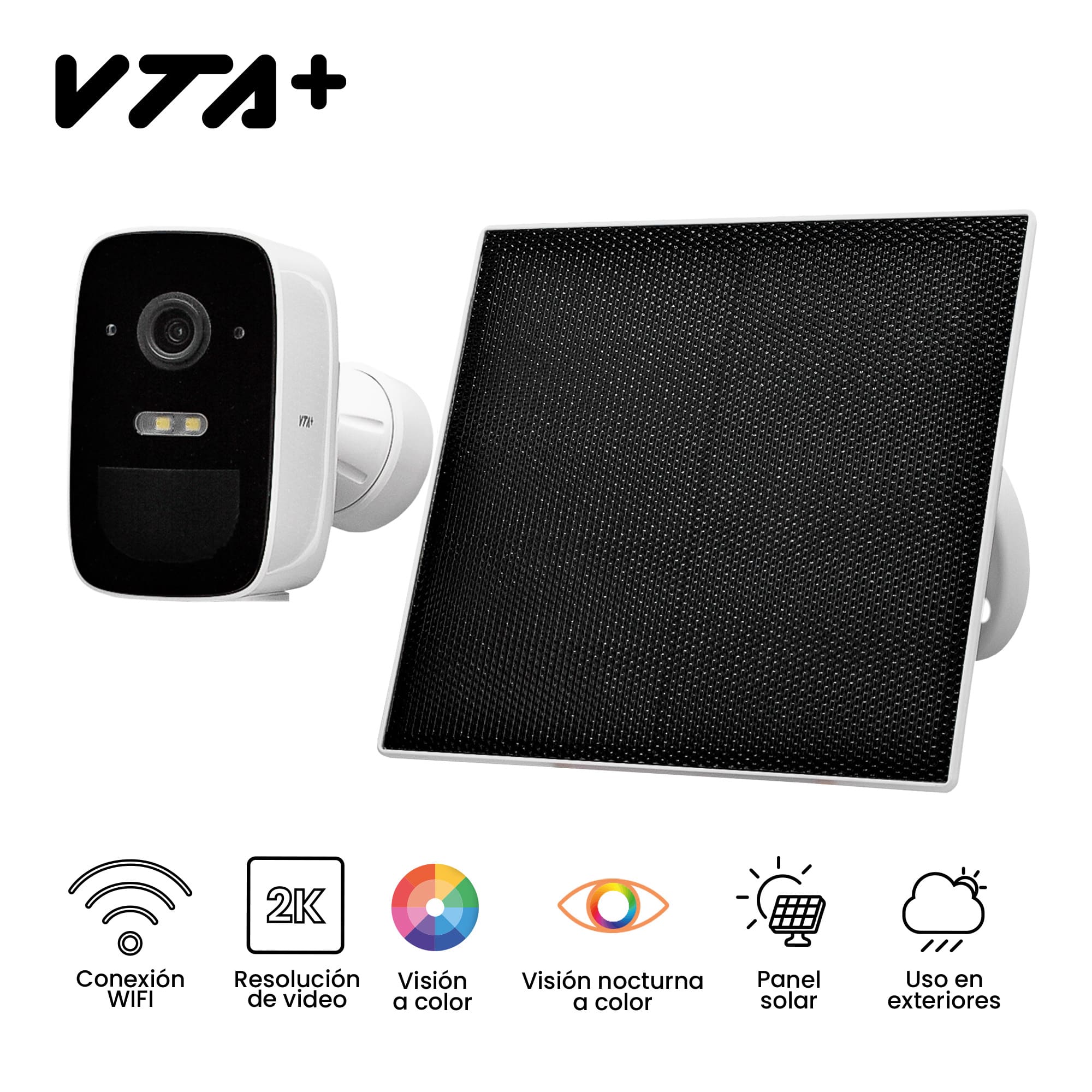 Cámara Inteligente VTA Exterior Fija Air 2 Con Panel Solar 2K img #8