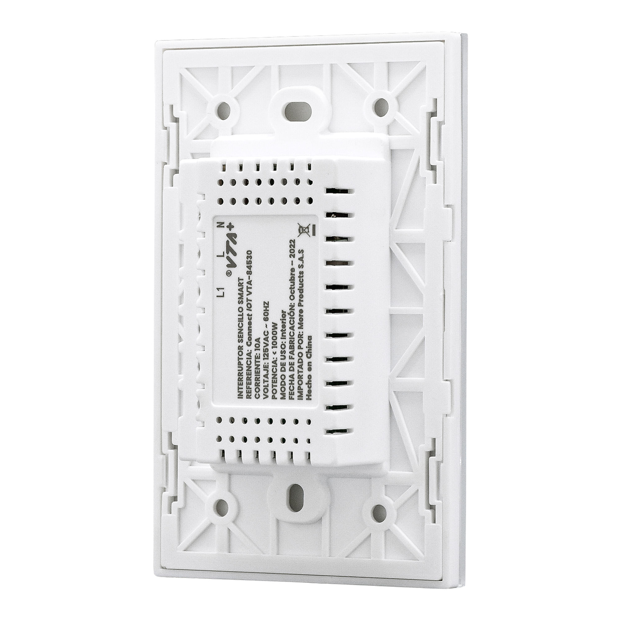 Interruptor Sencillo Inteligente Connect IoT VTA+ img #2