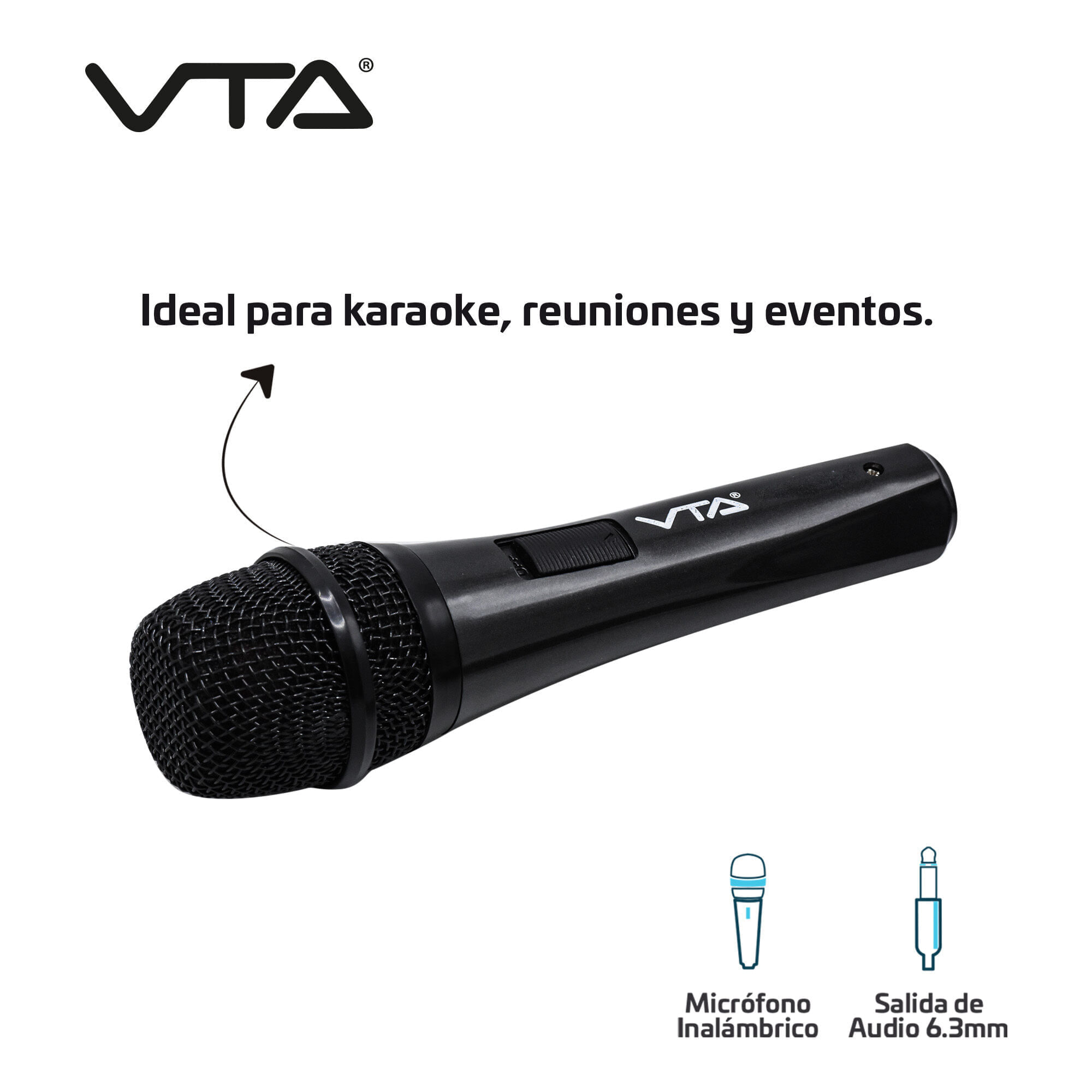 Micrófono Alámbrico VTA con Cable de 3 Metros img #5