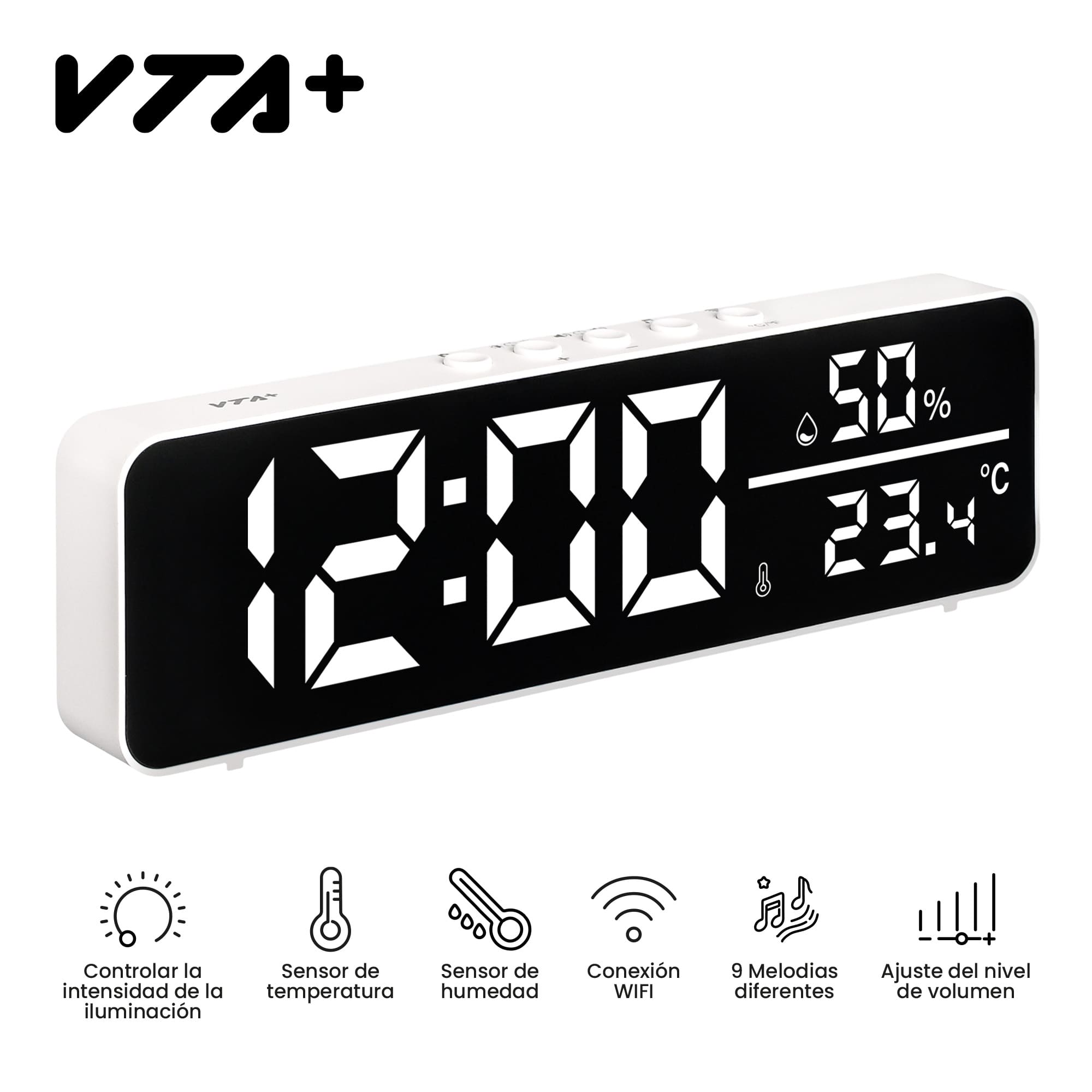 Reloj Inteligente VTA+ Temps Con Sensor Temperatura Y Humedad img #7