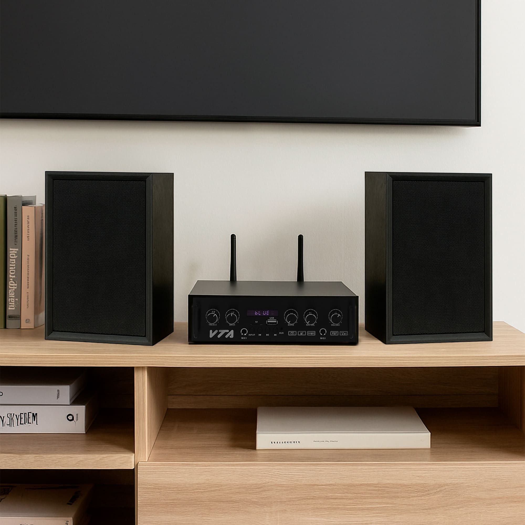 Sistema De Audio 2.1 VTA 60W RMS Con Función De Karaoke img #2