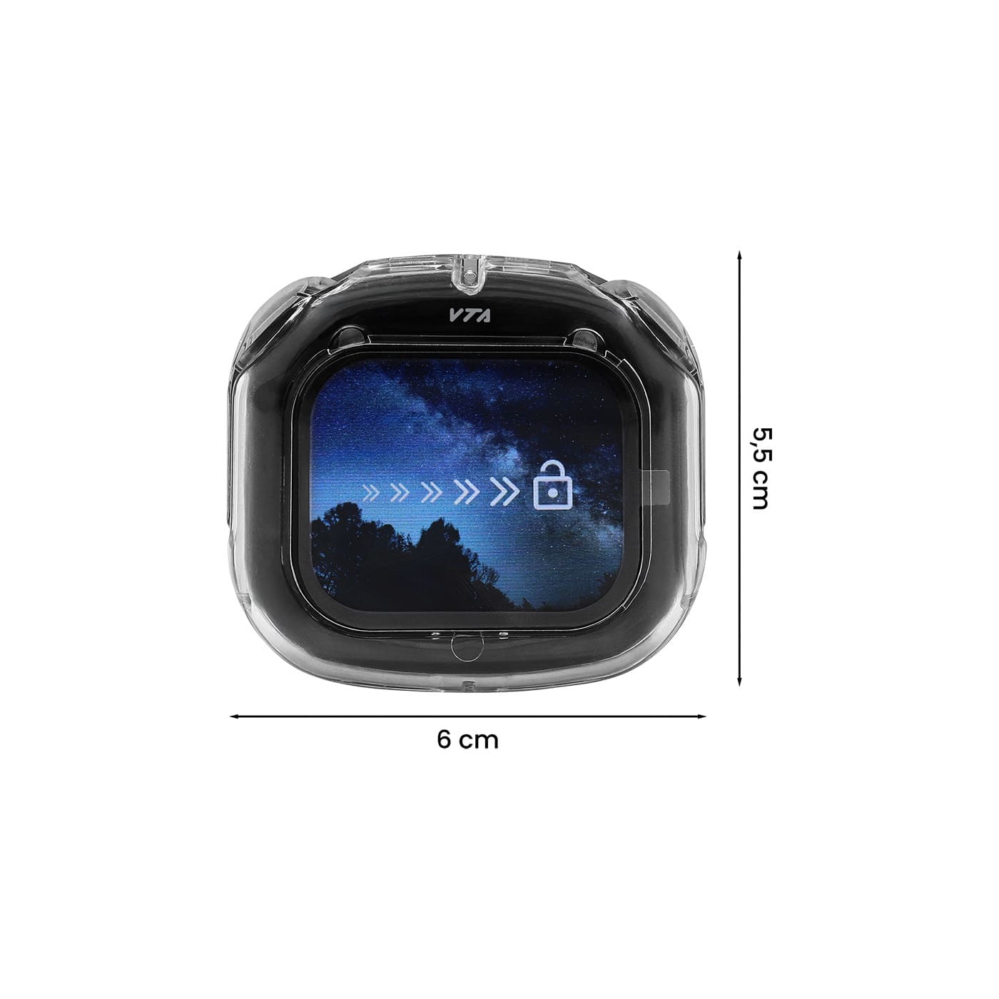 Audífonos Inalámbrico VTA TWS Con Pantalla Táctil Y Función Selfie Stick Negro img #5