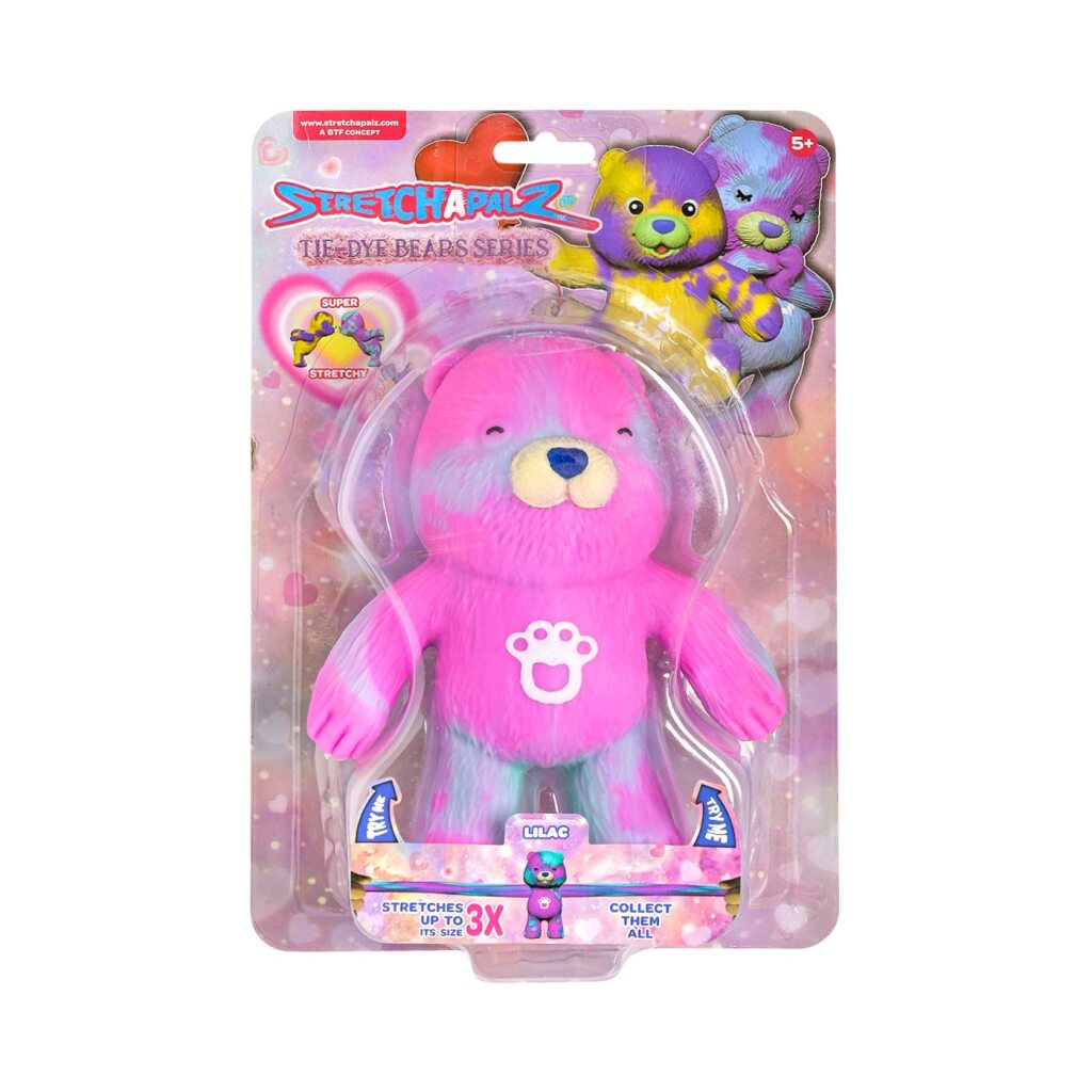 Figura estirable Stretchapalz 14 cm Lilac serie Tie Dye Bears img #1