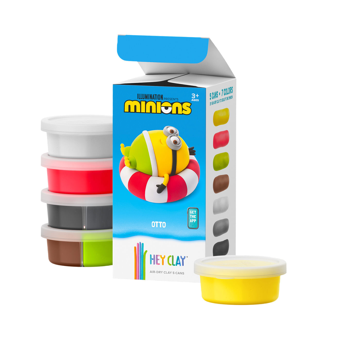 Masa Moldeable Hey Clay Set de Plastilina Minions Ottox 5 Envases img #4