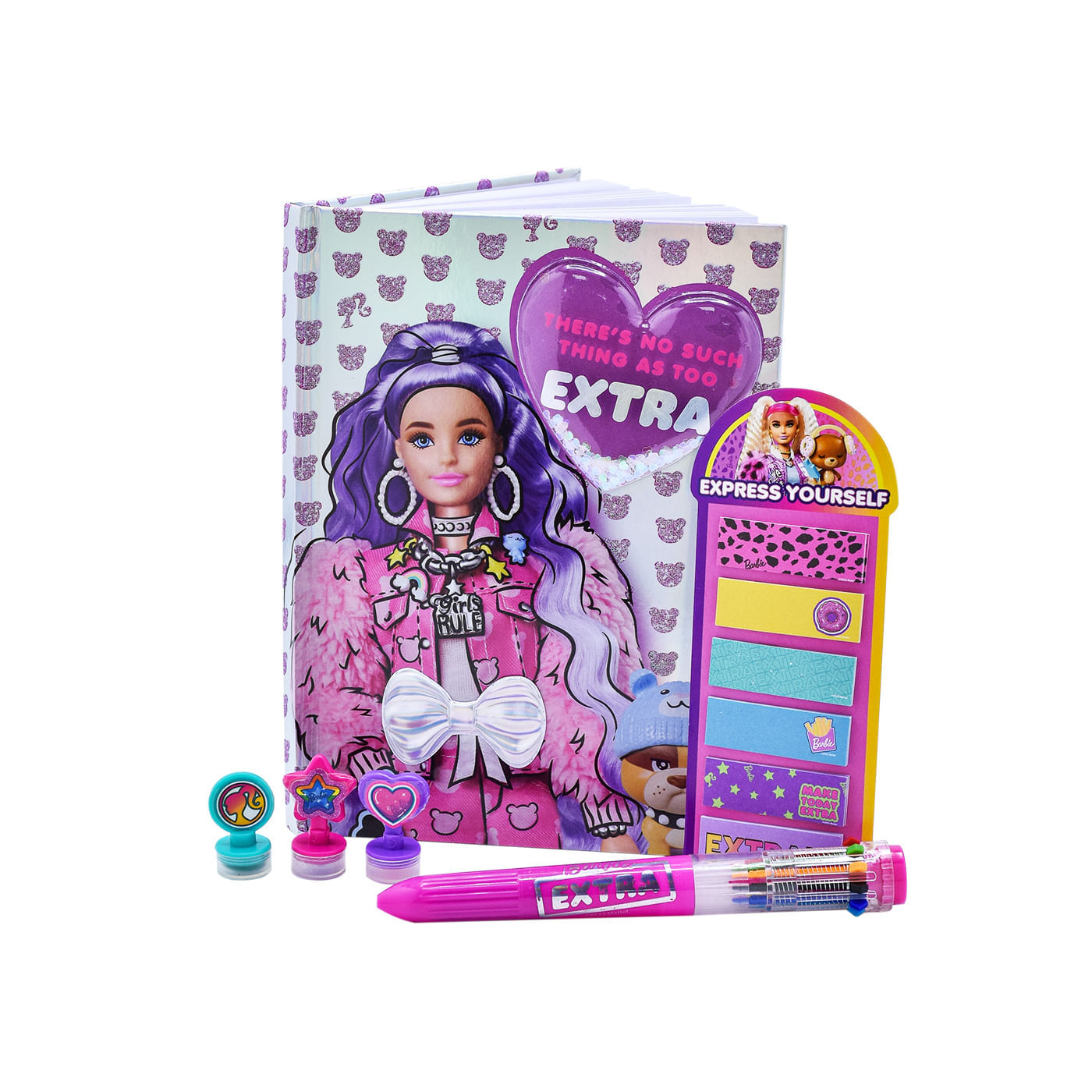 Set Diario y Accesorios Barbie Secretos y Creatividad img #2