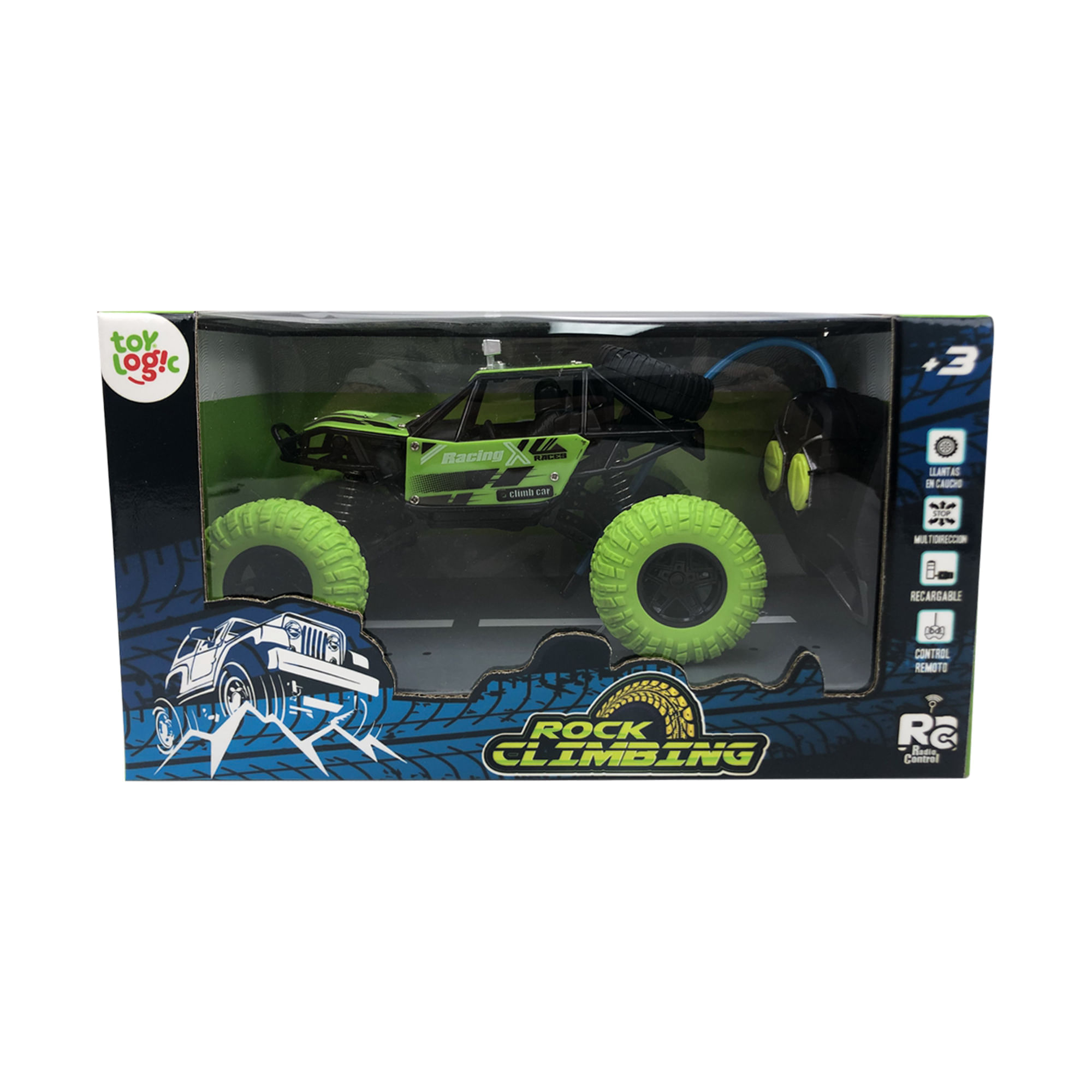 Carro Control Remoto Green Climber Toy Logic img #3