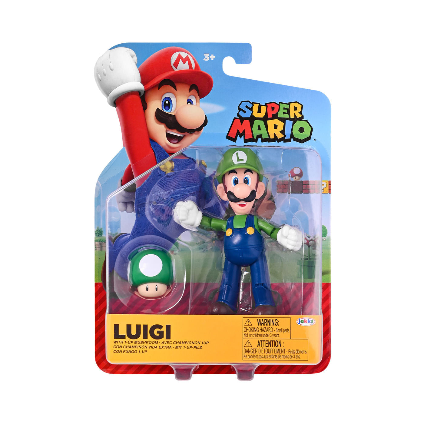 Figura Super Mario Luigi 4" img #2