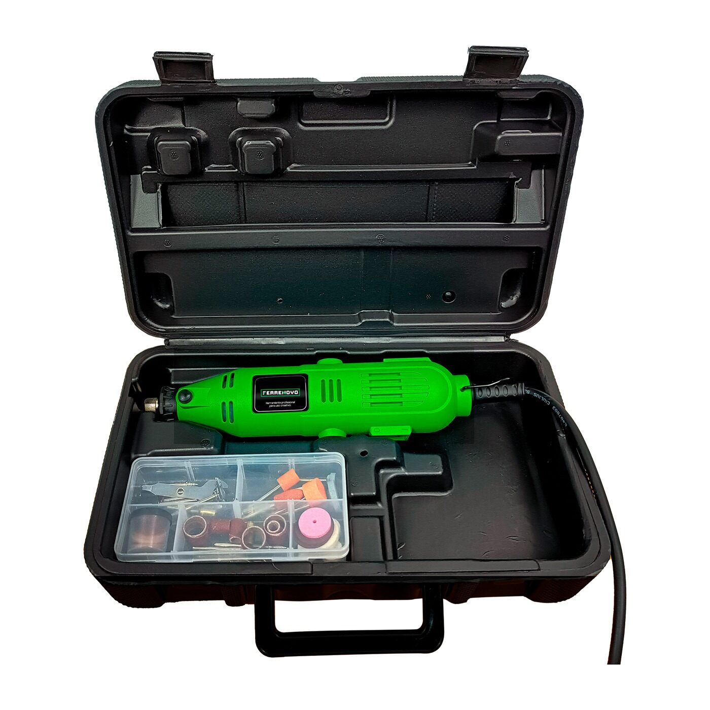 Kit Mototool 140w 40 Accesorios + Extensión 2.7m 3 Tomas img #2