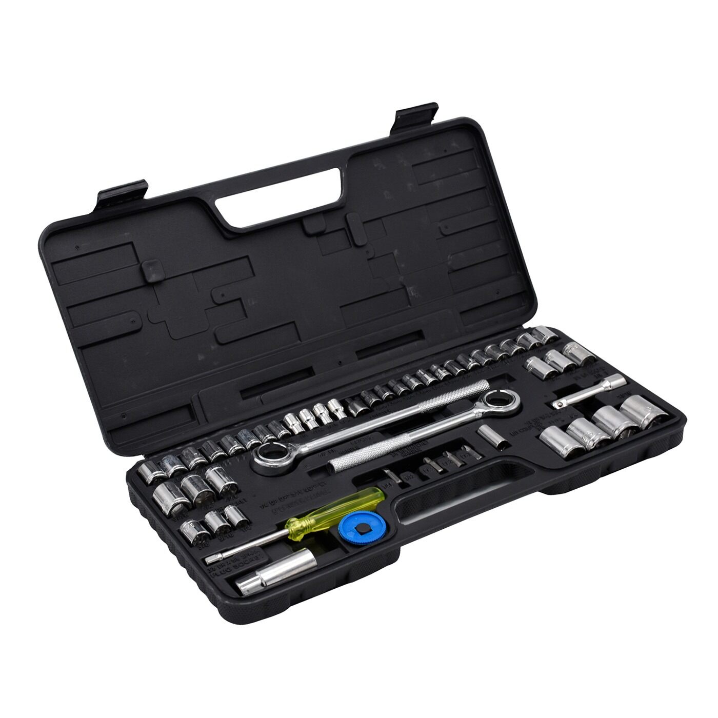 Kit Gato Hidráulico 2 t + Juego de Copas Ratchet 52 Pzas img #4