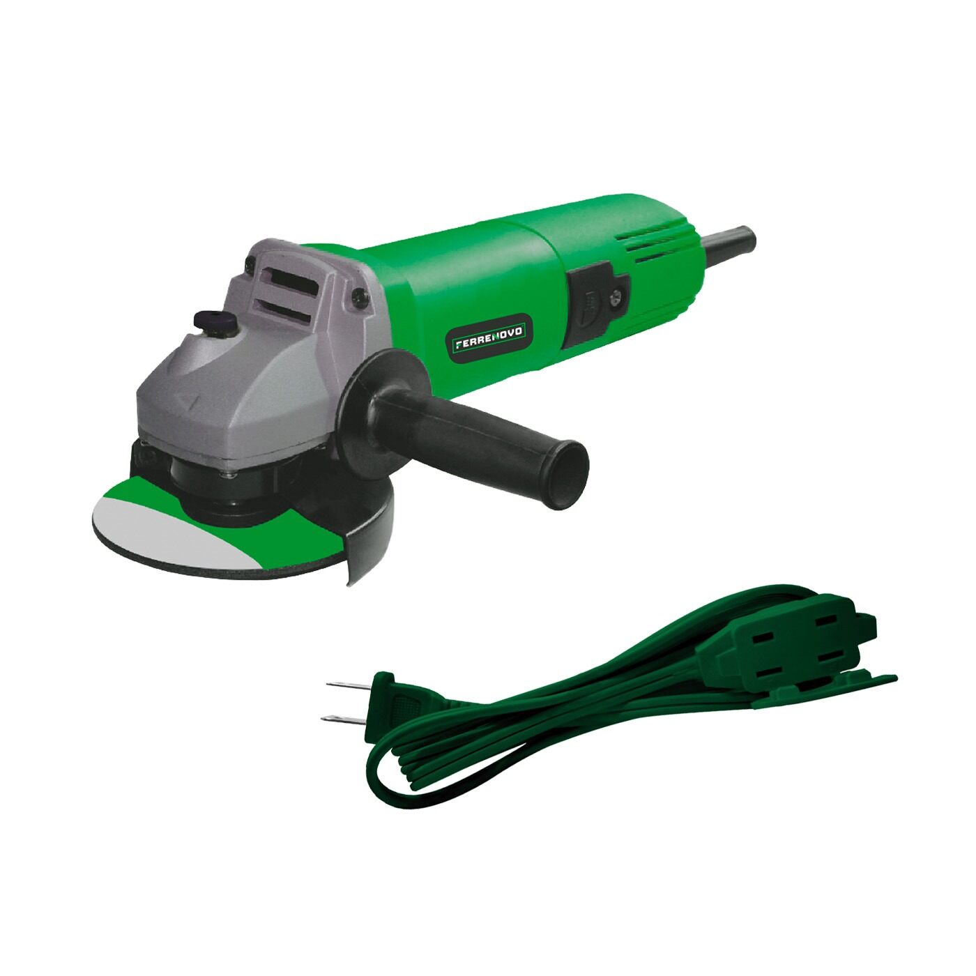 Kit Pulidora 850W Verde + Extensión Eléctrica 1.2M con 3 Salidas Polarizadas img #1