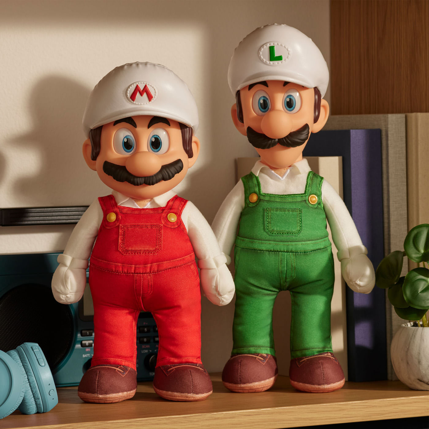 Figura Mario Bros Luigi de Fuego Jumbo img #9
