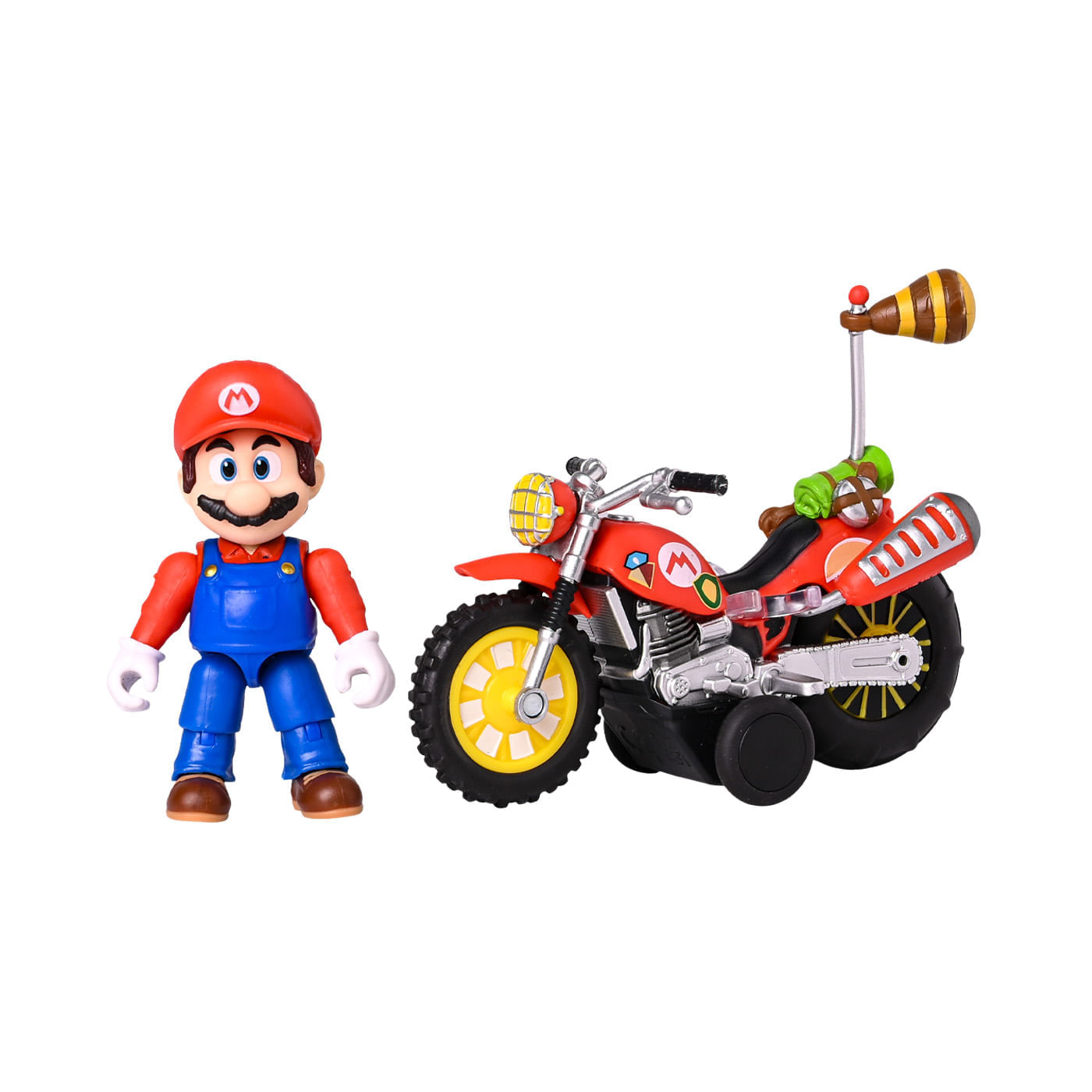 Figura Mario Bros Mario con Moto img #1