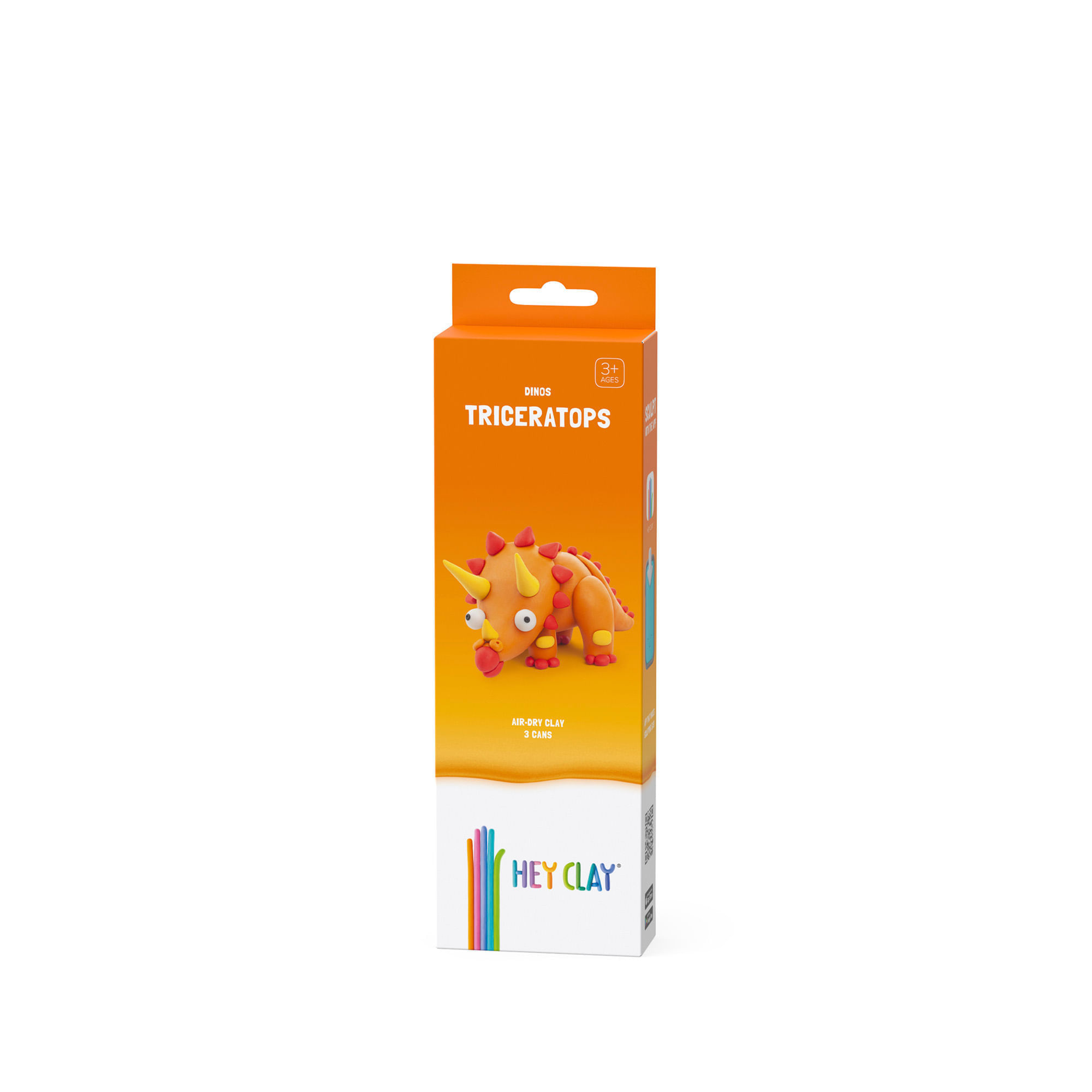 Masa Moldeable Hey Clay Dino Triceratops x 5 Colores img #2