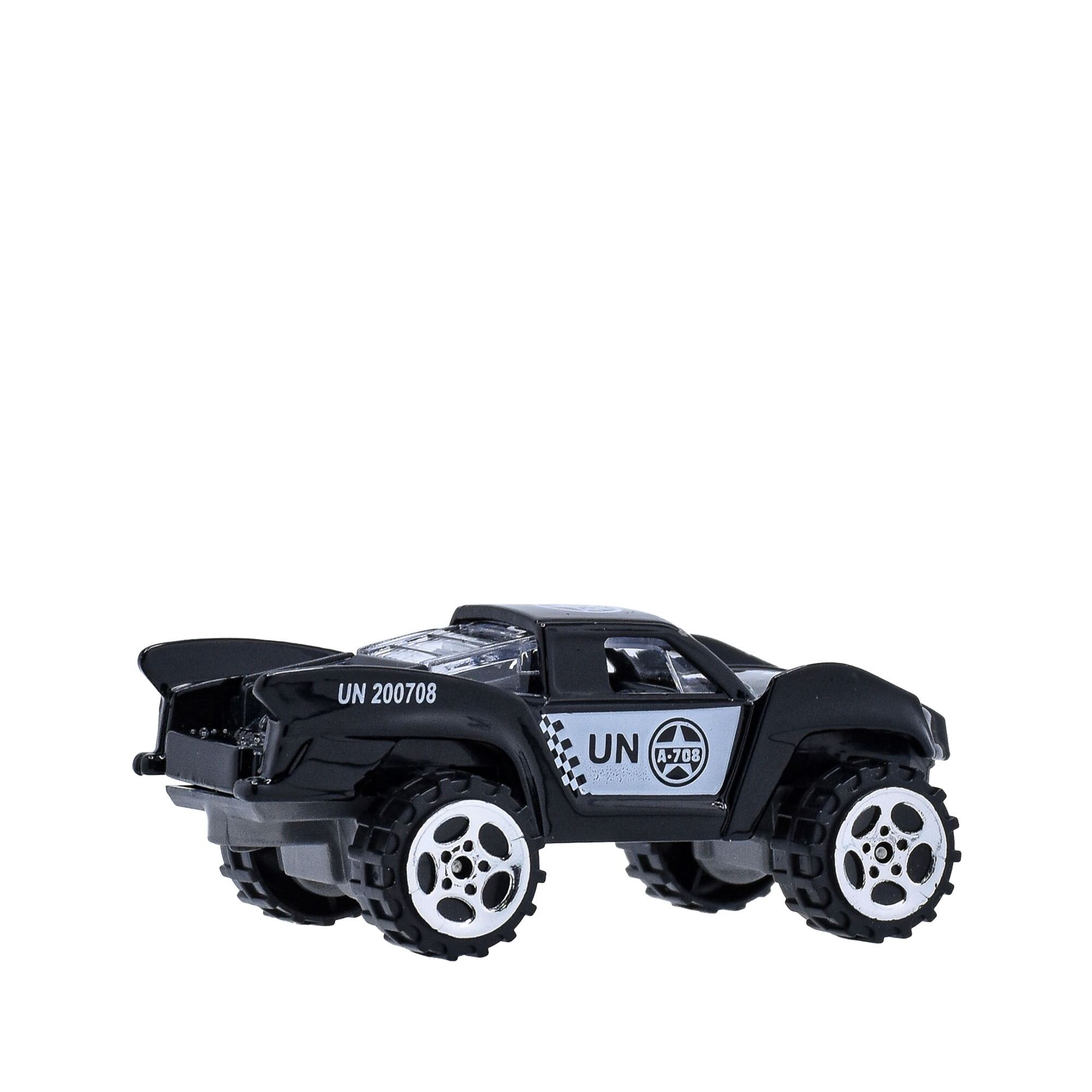 Carro Coleccionable Die Cast Negro Carbon Speed Fast Road img #3