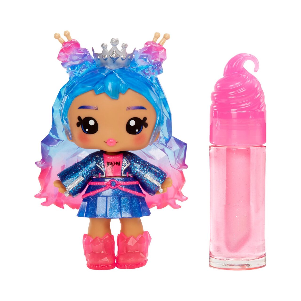 Muñeca Yummiland Roxie Crystal Candy con Brillo Labial para Preparar img #3