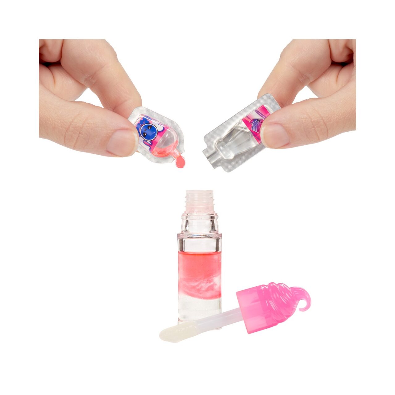 Muñeca Yummiland Roxie Crystal Candy con Brillo Labial para Preparar img #4