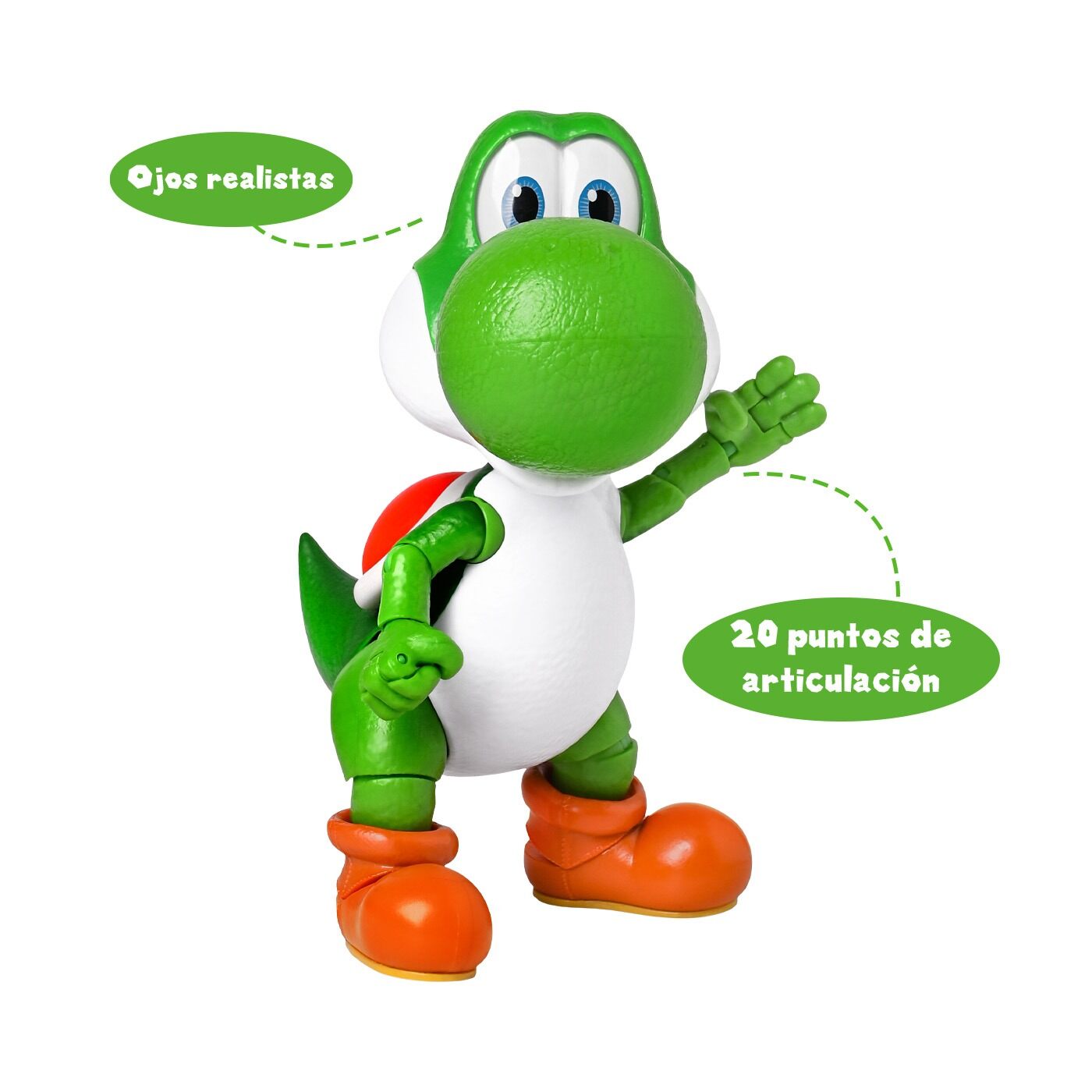 Figura Super Mario Yoshi 5" img #4