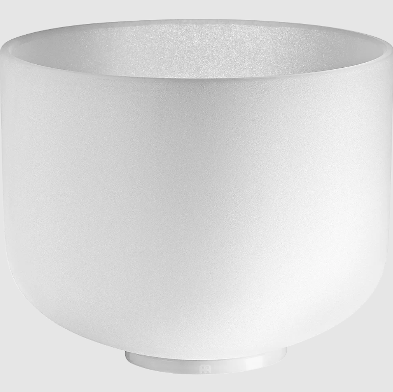 CUENCO DE CRISTAL 10"  - TONO D4   - CHAKRA SACRO img #1
