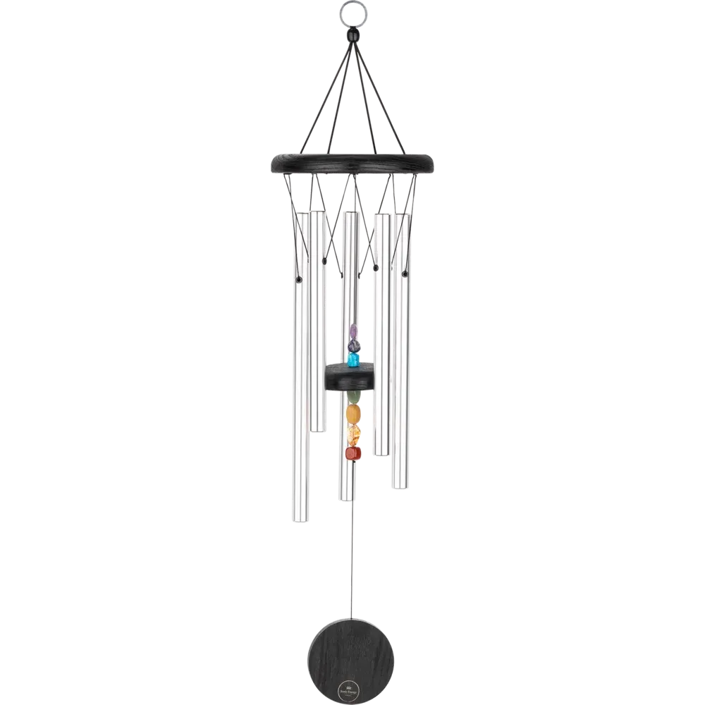 CAMPANAS PARA MEDITACIÓN CHAKRA ALTURA 25" SILVER img #1