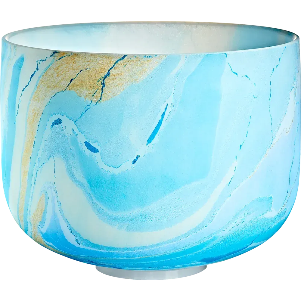 CUENCO  CRISTAL MARBLE 10" TONO G4  CHAKRA GARGAN img #1