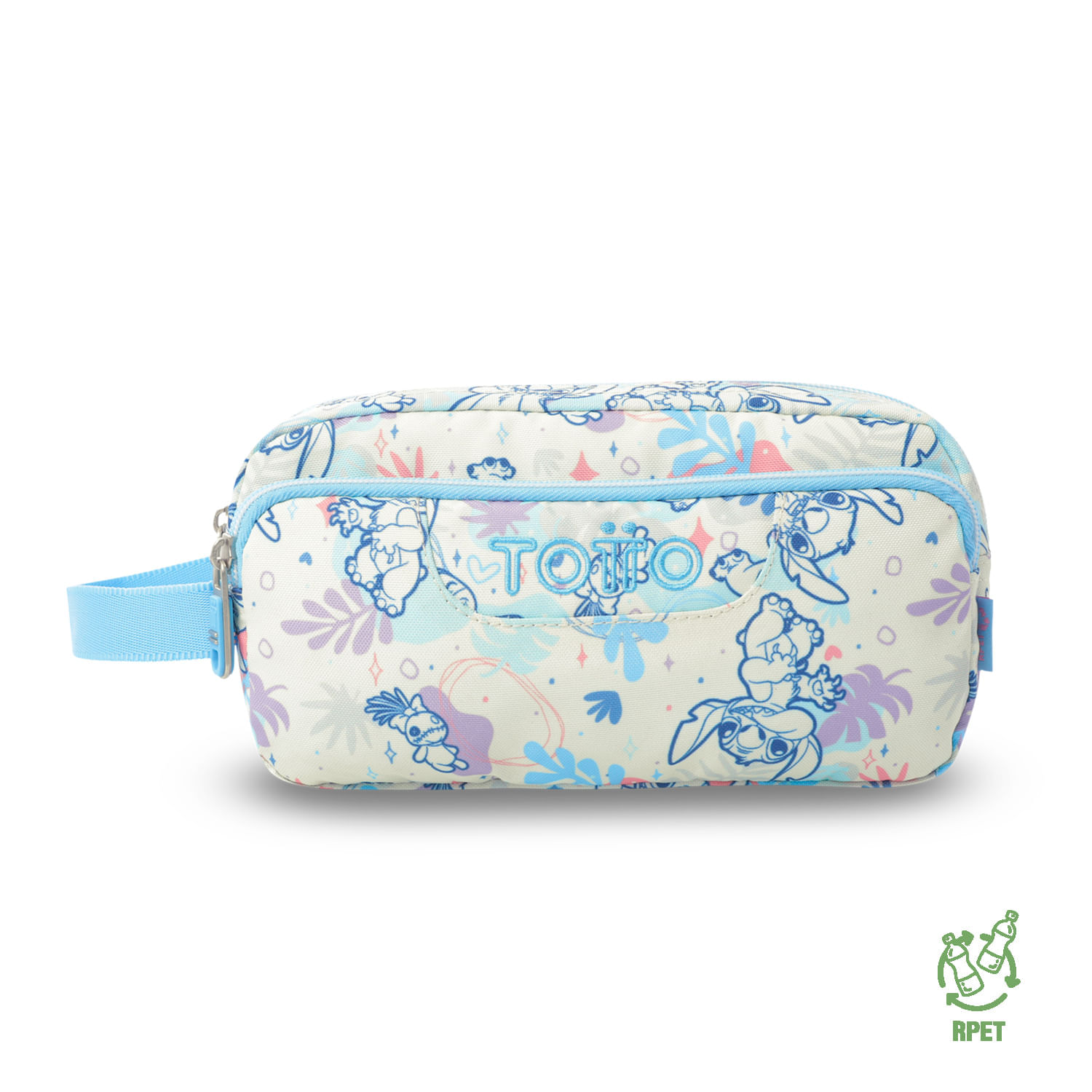 Cartuchera Multiuso Agapec Stitch Grande Blanca Mujer img #1