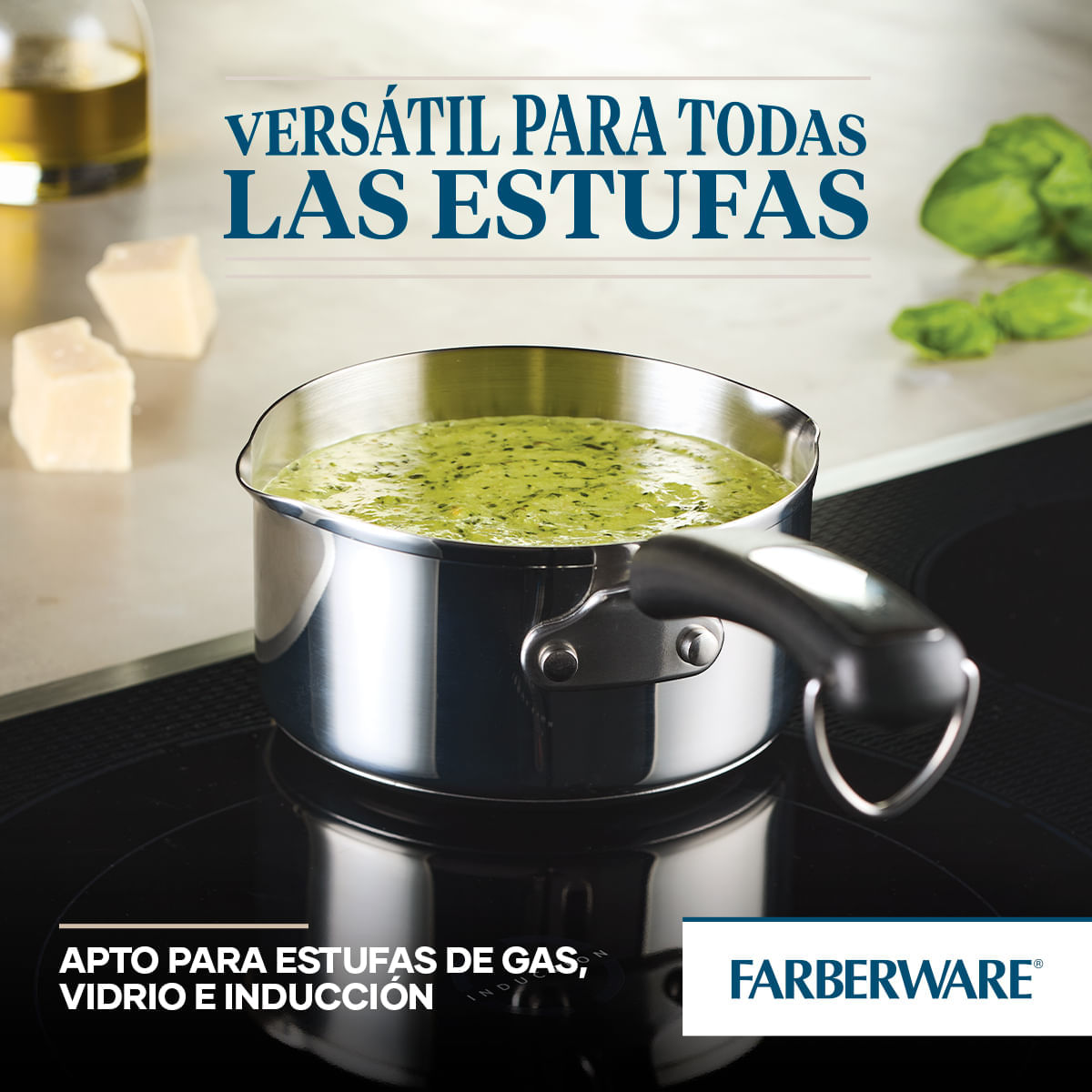 Perol 14cm Brilliance. Acero Inox 0.9 Litros. Placa inducción. Farberware img #10