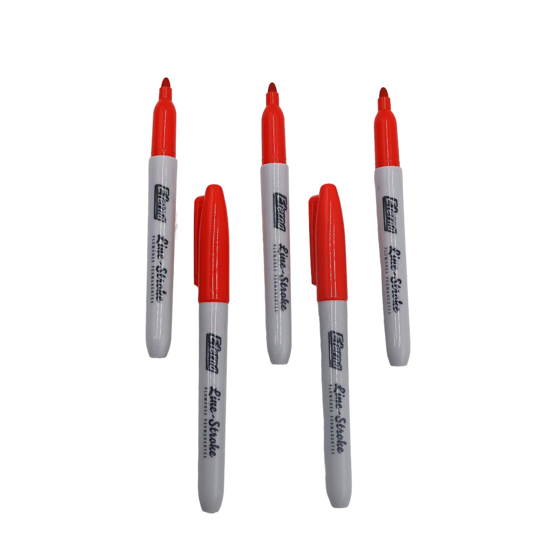 PLUMON PERMANENTE ETERNA LINE STROKE ROJO X1PC img #2