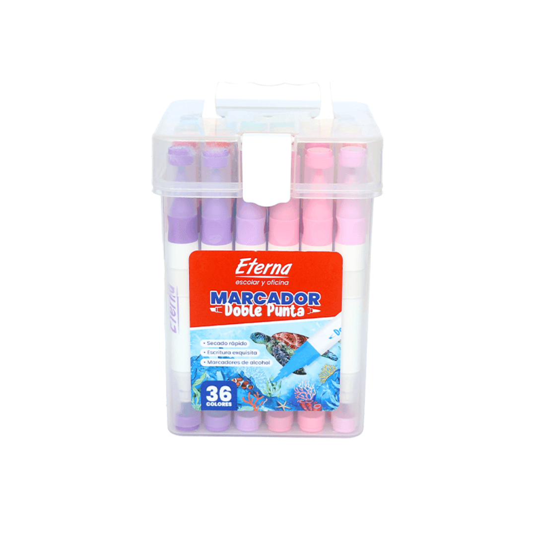 Marcador Doble Punta X36 PCS Eterna img #1