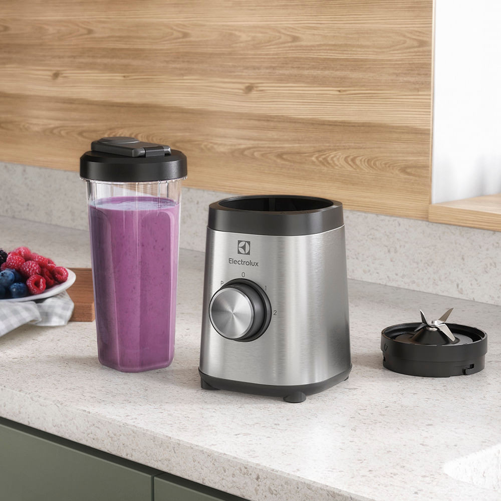 Licuadora Portatil Personal Electrolux con 2 Vasos 320W Inox BSE20 img #6