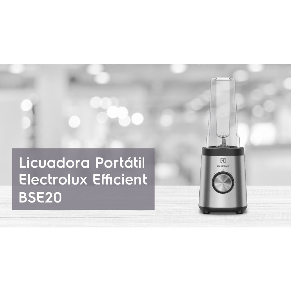 Licuadora Portatil Personal Electrolux con 2 Vasos 320W Inox BSE20 img #7