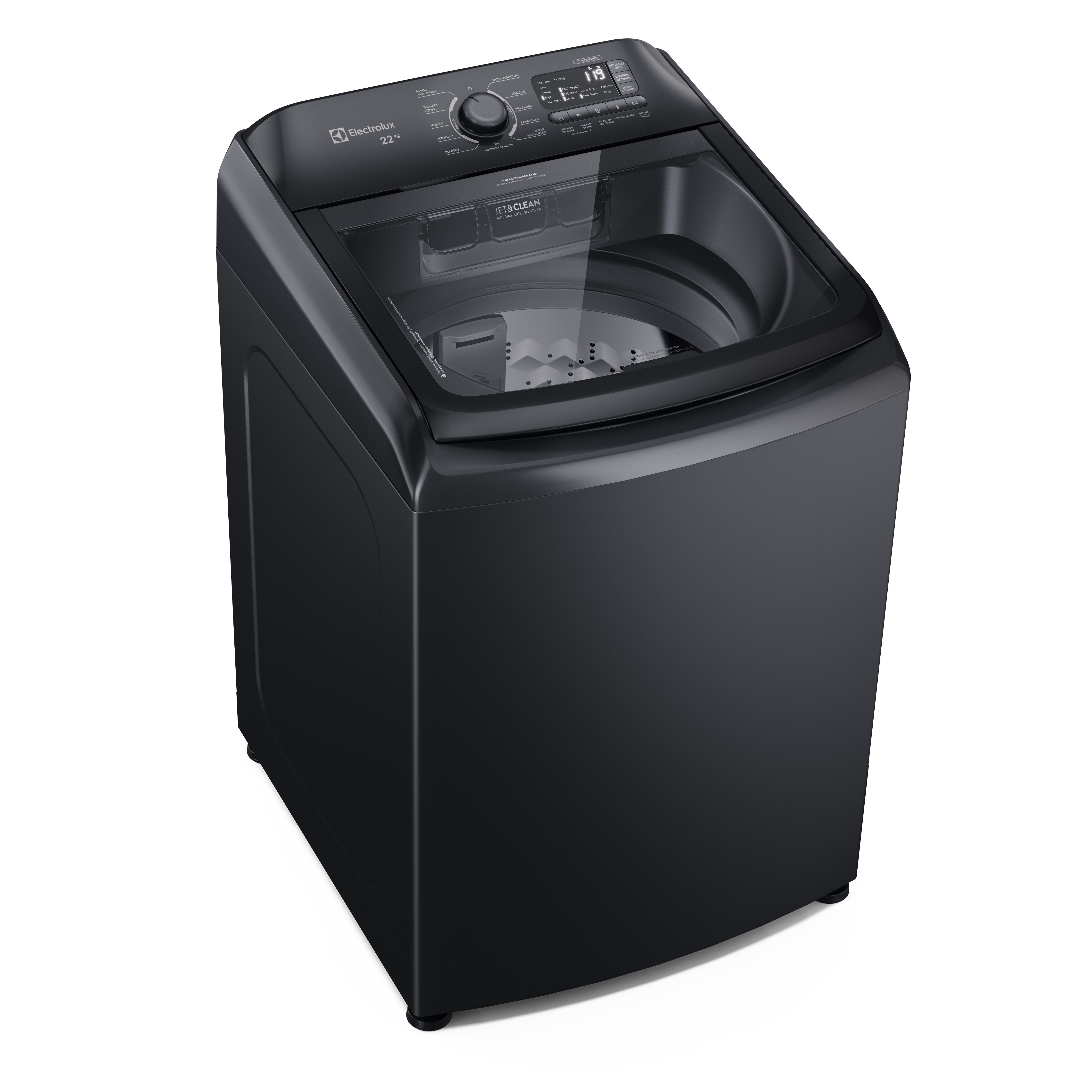 Lavadora Electrolux Carga Superior 22kg con Cierre Fácil Negra LP22I img #4