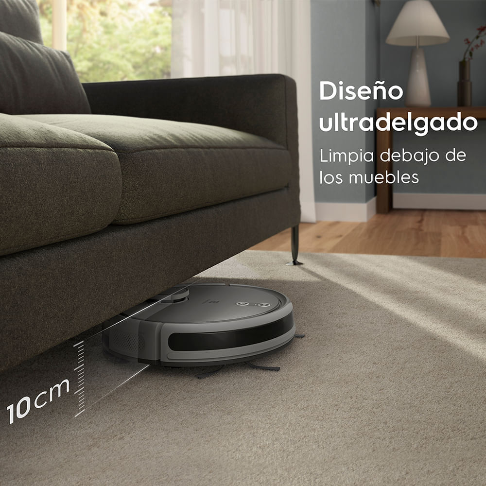 Aspiradora robot Electrolux 4 en 1 Laser Urban Gris ERB80 img #11
