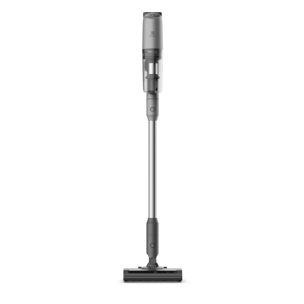 Aspiradora Vertical Inalámbrica Electrolux 3 en 1 Ciclónica Hasta 30min Gris PTEC100 img #1
