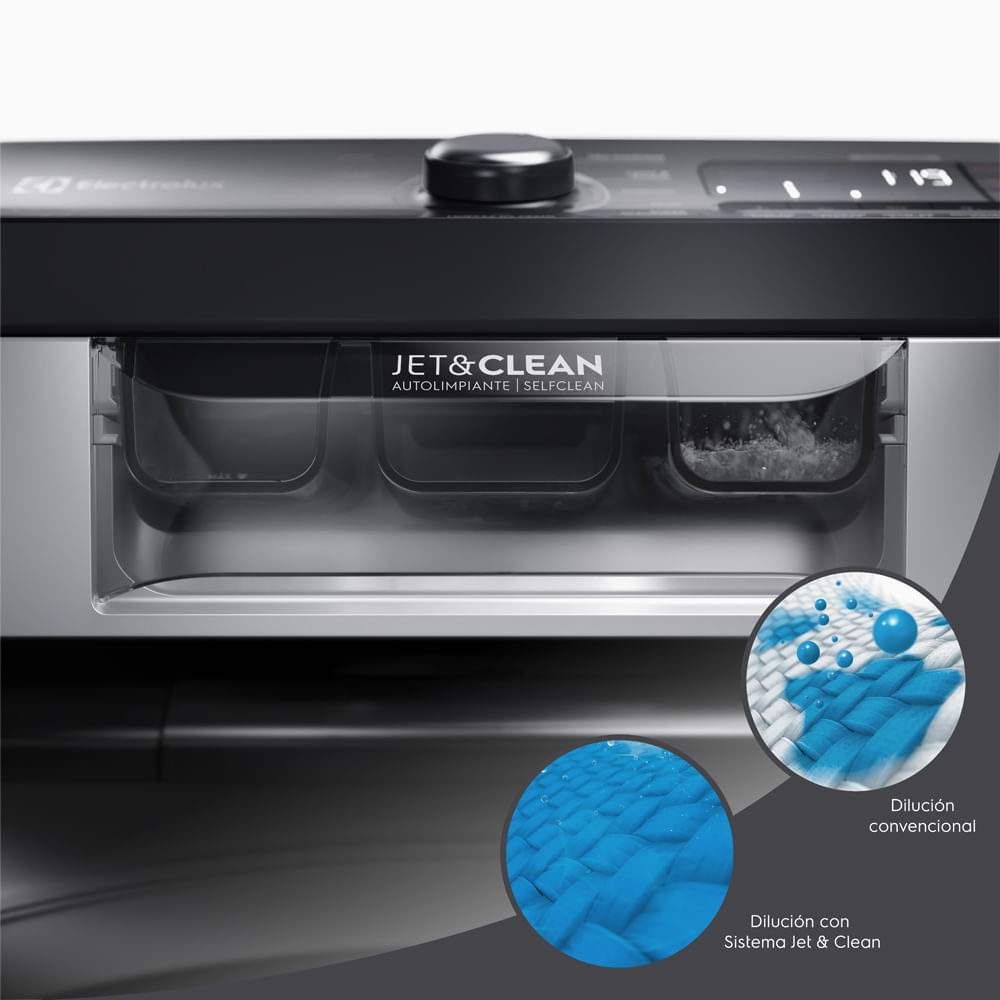 Lavadora Electrolux Carga Superior 22kg con Cierre Fácil Gris LS22D img #8