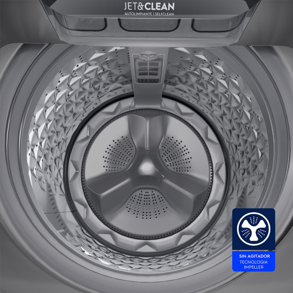 Lavadora Electrolux Carga Superior 22kg con Cierre Fácil Gris LS22D img #7